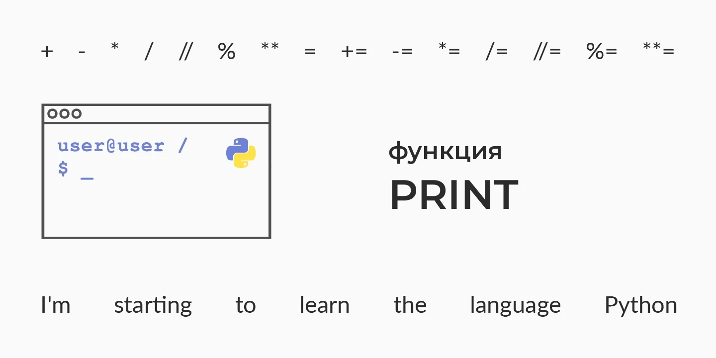 Функция Print в Python — синтаксис, параметры, примеры